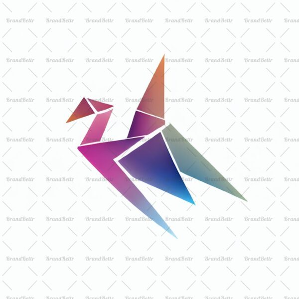 Abstrakter Origami